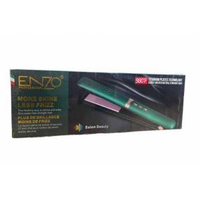 Плойка для волосся з термостійким килимком ENZO-3122 Зелена