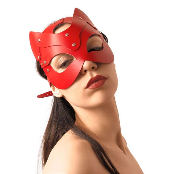 Маска Кішечки Art of Sex - Cat Mask, Червоний | Зображення 3