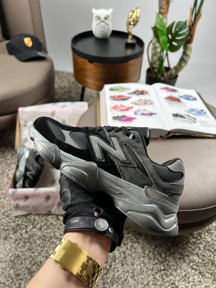 Кросівки New 9060 Dark Grey Black , текстиль , В'єтнам 40 25.5 см | Зображення 5