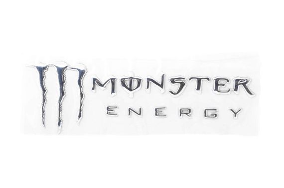 Наклейка   шильдик   MONSTER ENERGY   (19x7см, алюминий, хром)   (#4750)