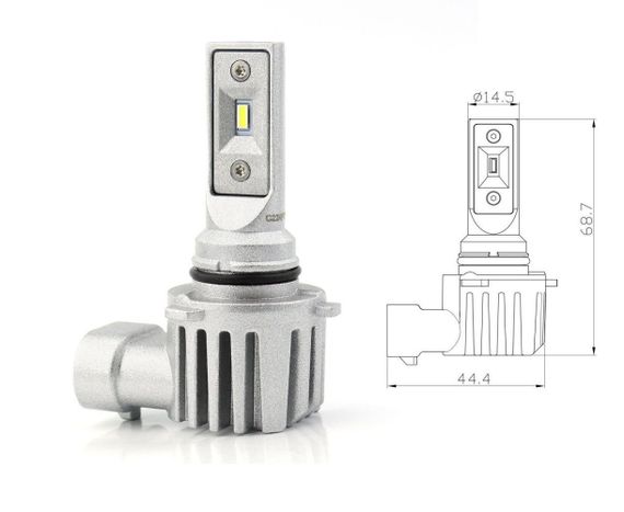 Комплект світлодіодних ламп BAXSTER SE Plus HB4 P20d 9-32V 6000 K 4000 lm | Зображення 2