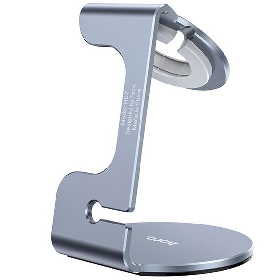 Настольная подставка Hoco HD7 Pleasing for iWatch Metal gray | Зображення 6