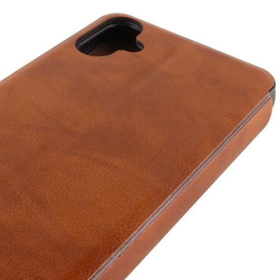 Шкіряний чохол-книжка Belora для Samsung Galaxy A06 Black Brown | Зображення 5