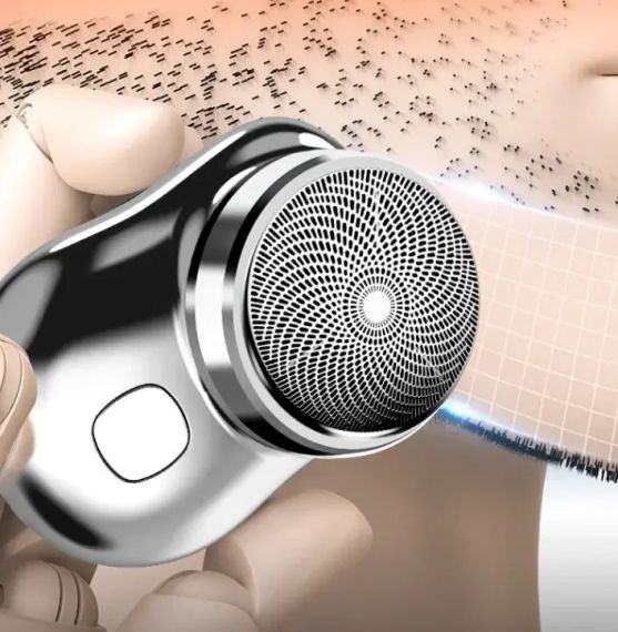 Аккумуляторная мини бритва Ckeyin 10P электробритва роторная беспроводная, для мужчин, дорожная | Зображення 2