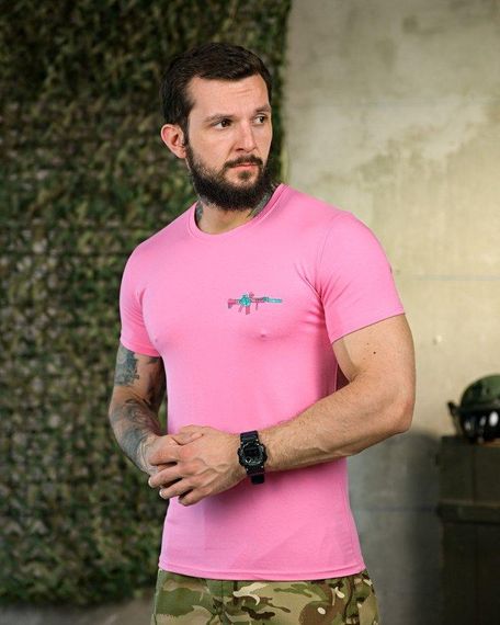Тактична футболка Gun pink ПП4657 | Зображення 1