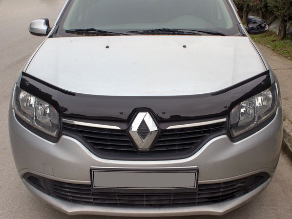 Дефлектор капоту (EuroCap) для Renault Sandero 2013-2024 рр