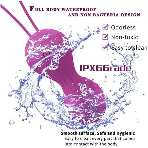 Вагінальні кульки Кегеля з вібрацією "Rewolution Rewobeads" — Фіолетовий | Зображення 2