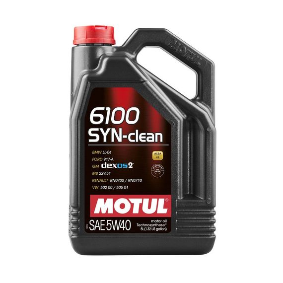 Моторна олива Motul 6100 SYN-CLEAN 5W-40 5л.