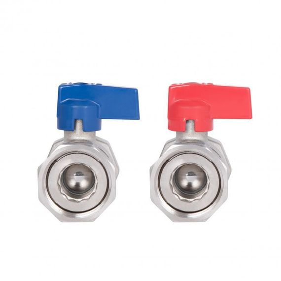 Комплект кранів кульових Thermo Alliance Standart 1" ВВ прямий, PN40, з накидною гайкою TAS262RBW25 | Зображення 4