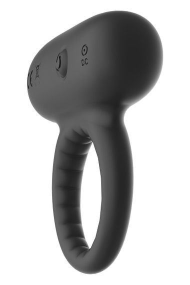 Ерекційне кільце для пеніса з вібрацією Dream Toys RAMROD чорне Sex Aura | Зображення 4