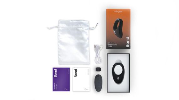 Эрекционное смарт-виброкольцо под одежду We-Vibe Bond с регулировкой размера, стимуляция промежности | Зображення 7