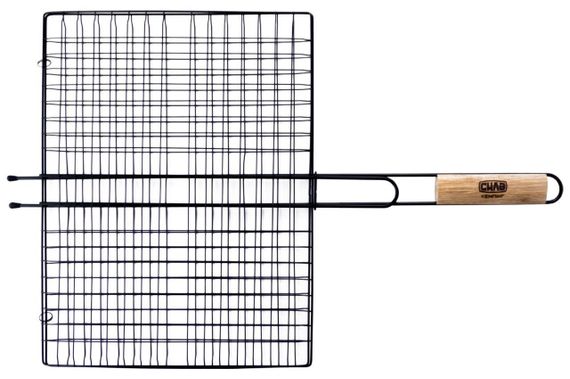 Решетка-гриль плоская с антипригарным покрытием (58x40x30см) СИЛА