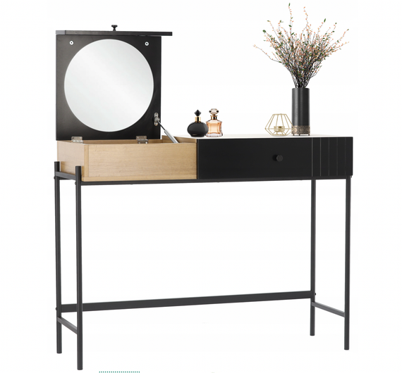 Туалетний косметичний столик  LOFT RETRO 100x40x79см  Польша | Зображення 2