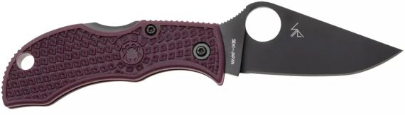 Ніж Spyderco Manbug Black Blade Micro-Melt PD1 FRN Burgundy | Зображення 1