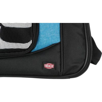 Переноска для животных Trixie Kilian Carrier 31х32x48 см до 6 кг (черный с синим) (4047974289525) | Зображення 1
