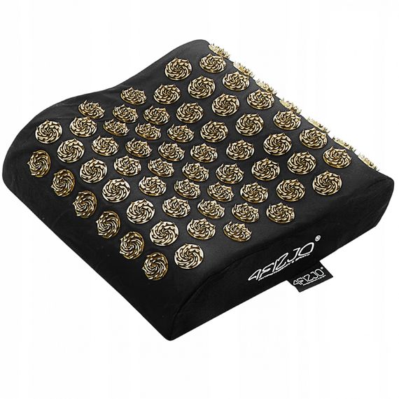 Килимок акупунктурний з подушкою 4FIZJO Ergo Mat Аплікатор Кузнєцова Black/Gold (P-5907739313881) | Зображення 7