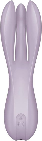 Клиторальный вибратор Satisfyer Threesome 2 Violet, 3 гибких пальчика, 3 мотора sexstyle | Зображення 4