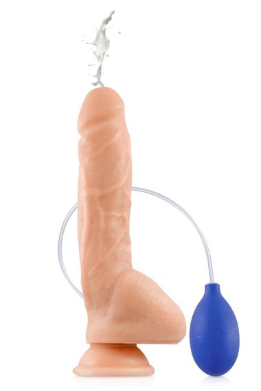 Фалоімітатор, що кінчає, Real Body — Cum Roby: довжина 23 см, діам. 4,2 см, ТРЕ, присоска sexstyle | Зображення 1