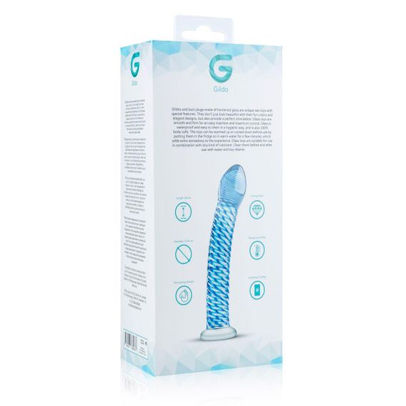 Скляний дилдо Gildo Glass Dildo No. 5 Sex Aura | Зображення 6