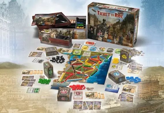 Настільна гра Ticket to Ride: Legends of the West (Квиток на поїзд: Легенди Заходу)(англійською) | Зображення 1