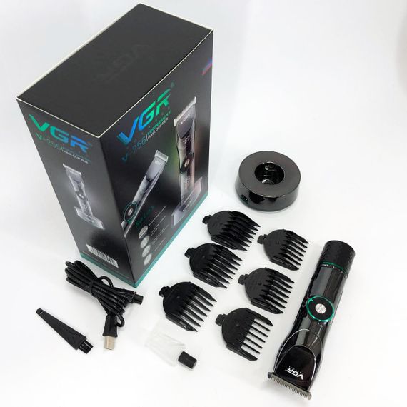 Набір для видалення волосся із зарядним пристроєм VGR Машинка для стрижки волосся професіоналів LS-22