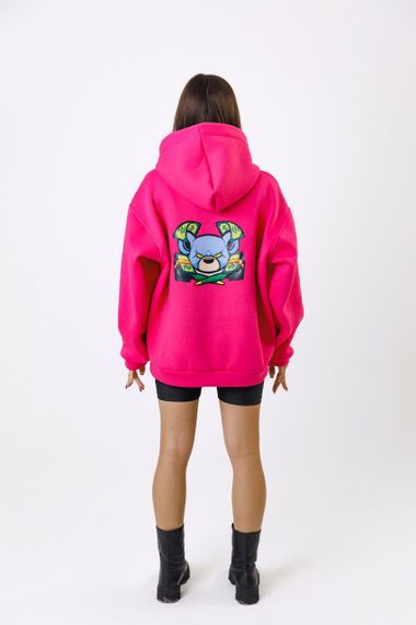 Зіп-Худі унісекс МА (01) малиновий колір | Зображення 2