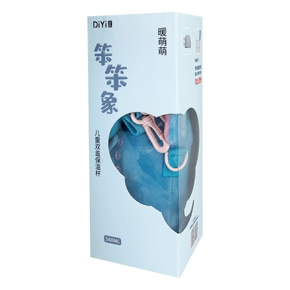 Термос-поильник с силиконовой трубочкой Слоненок MGZ-0315(Elephant) 560 мл | Зображення 2