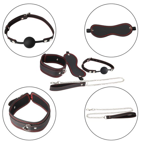 Набір БДСМ - Erospace Wild Play BDSM Set 4 pcs C9 | Зображення 3