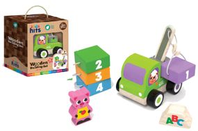 Деревянные игрушки развивающая игра сортер для малышей кран машинка Kids hits KH20/017 в коробці 16*19*10,3с
