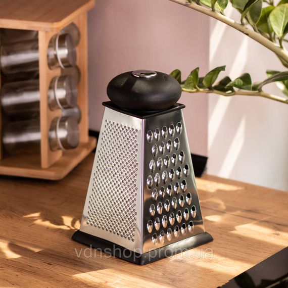 Терка ручна чотиристороння 12,5×12,5×21 (см) з нержавіючої сталі HP-8-10 | Зображення 5