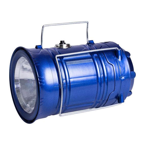 Ліхтар кемпінговий акумуляторний підвісний USB 9×20 см туристичний підвісний ліхтар 36Вт Синій HP-DT-1 | Зображення 2