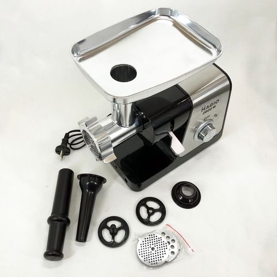 Мясорубка электрическая Magio MG-262, мясорубка для томатов, электромясорубка соковыжималка для томатов | Зображення 9