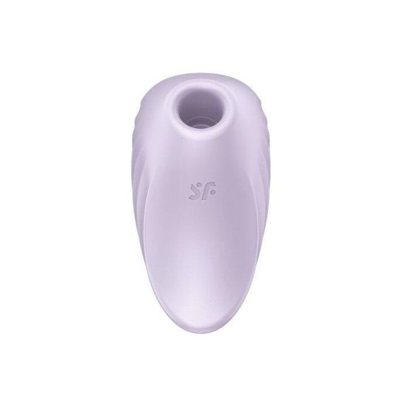 Вакуумний кліторальний стимулятор з вібрацією Satisfyer Pearl Diver, Фіолетовий – Інноваційна насолода для найвищих відчуттів | Зображення 3