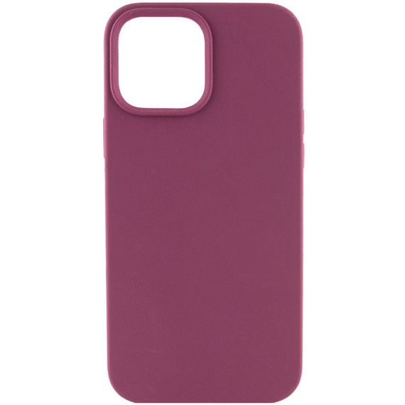 Чехол Silicone Case Full Protective (AA) NO LOGO для Apple iPhone 15 (6.1") Бордовый / Plum