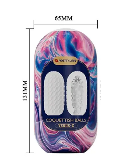 Мастурбатор яйце Pretty Love — Coquettish balls VENUS-X sexstyle