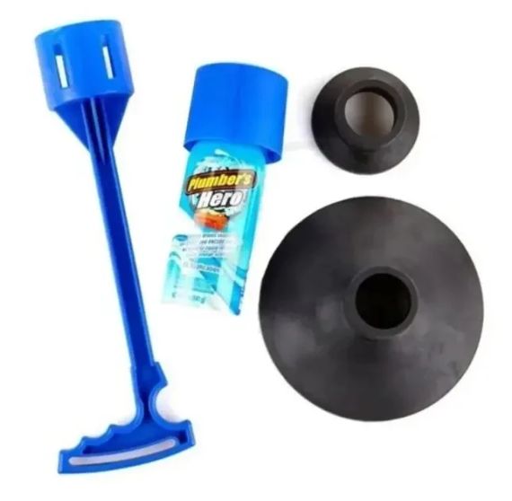 Вантуз Plumber Hero ART-0247 набор для прочистки унитаза и канализационных труб | Зображення 2