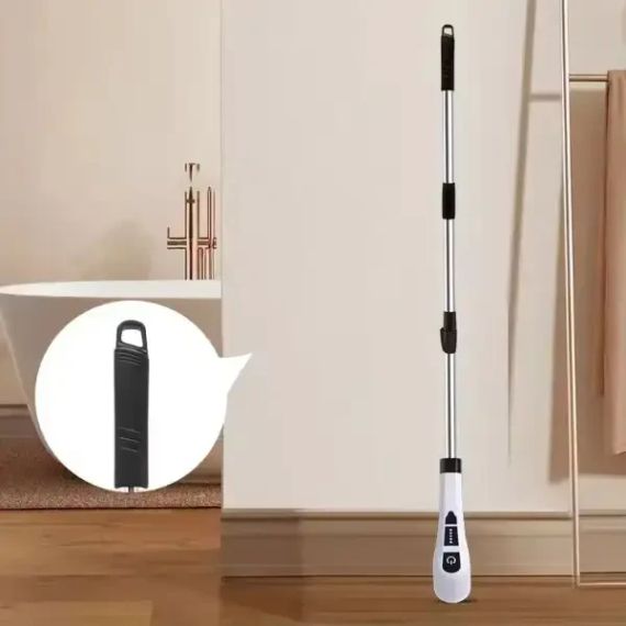 Електрична щітка для прибирання Cleaning Brush, набір 9 в 1, біла, товари для дому | Зображення 6
