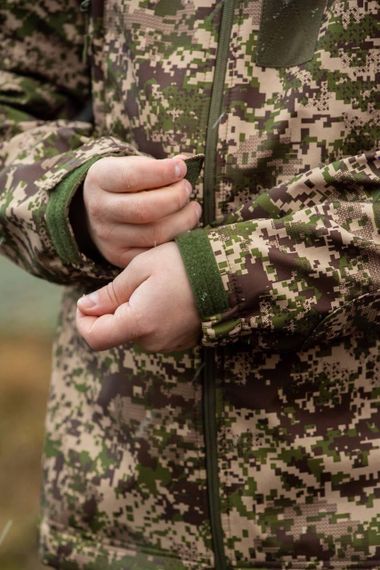 Військова куртка на флісі Soft Shell Military хижак | Зображення 3