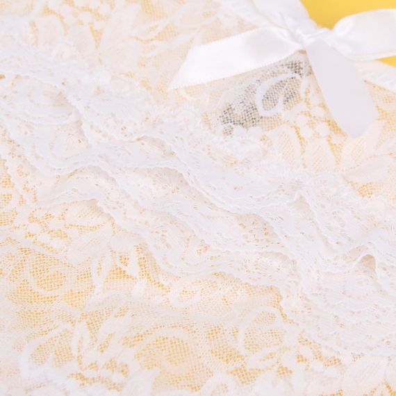 Мереживні труси з доступом Star Night, білі, S sexstyle | Зображення 6