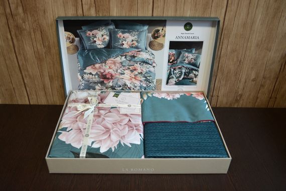 Постільна білизна La Romano Premium Satin 160×220 см сімейна Annamaria Tapestry | Зображення 3