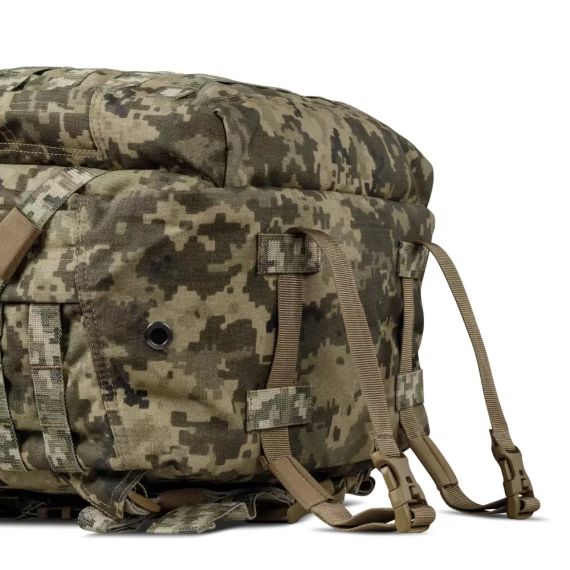 Тактичний рюкзак RANGER Піксель, армійський штурмовий рюкзак Ukrarmor укрармор, військовий рюкзак ЗСУ триденний 40л MOLLE | Зображення 6