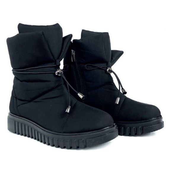 Черевики жіночі утеплені чорні 40 розмір (4412) TH-50