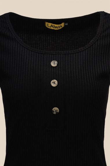 Сукня однотонна жіноча LAWA WBC02384 L Чорний shop (2000990668196) | Зображення 6