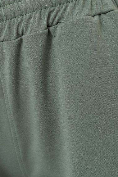 Спорт штани жіночі двонитка, колір оливковий, 102R292 | Зображення 4