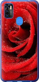 Чехол на ZTE Blade A7S 2020 Красная роза "529u-2454-17620"