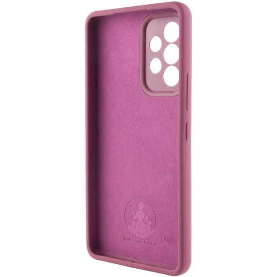Чохол Silicone Cover Lakshmi Full Camera (AAA) для Samsung Galaxy A52 4G / A52 5G / A52s Бордовий / Plum | Зображення 3