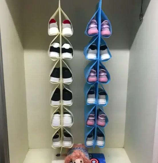 Підвісна сумка для зберігання одягу, взуття, сумок, підвісний кишеньковий органайзер LY-26 | Зображення 1