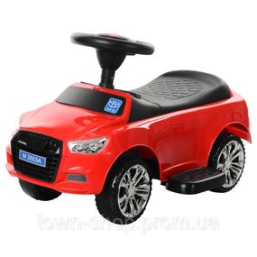 Детская каталка-толокар M 3503A-3 Красный, с родительской ручкой