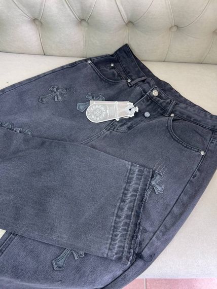 Джинси чорнi Chrome Hearts Black d056 | Зображення 4