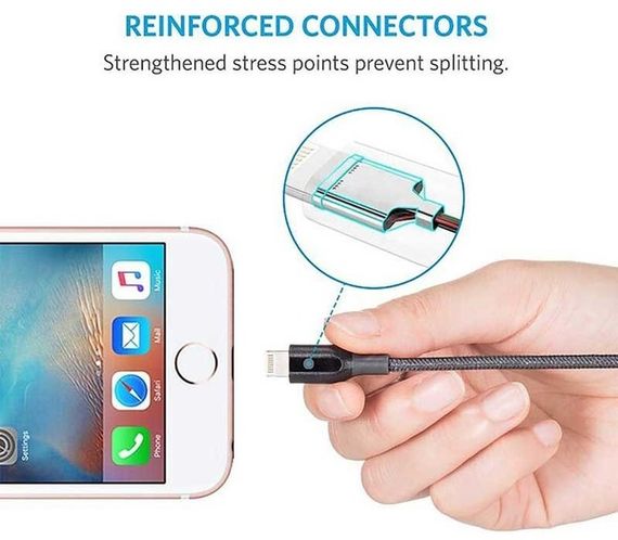 Кабель Anker Powerline Select+ Lightning - 1.8 м Black | Зображення 3